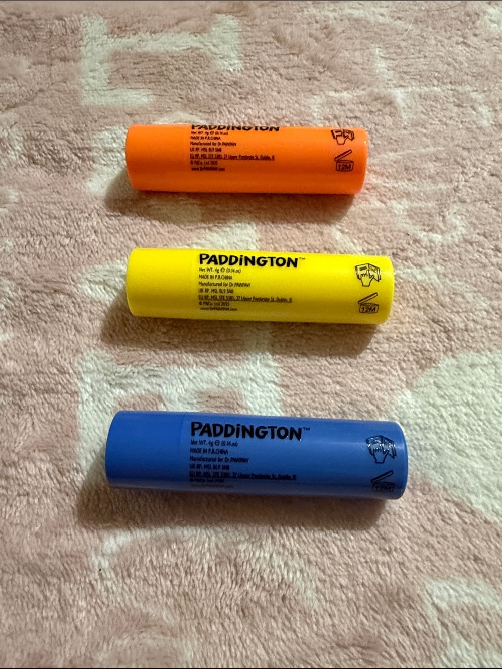 Dr. PawPaw Paddington Sweet Treats Lip Balm Set - Yellow, Orange, Blue - Picture 10 of 10